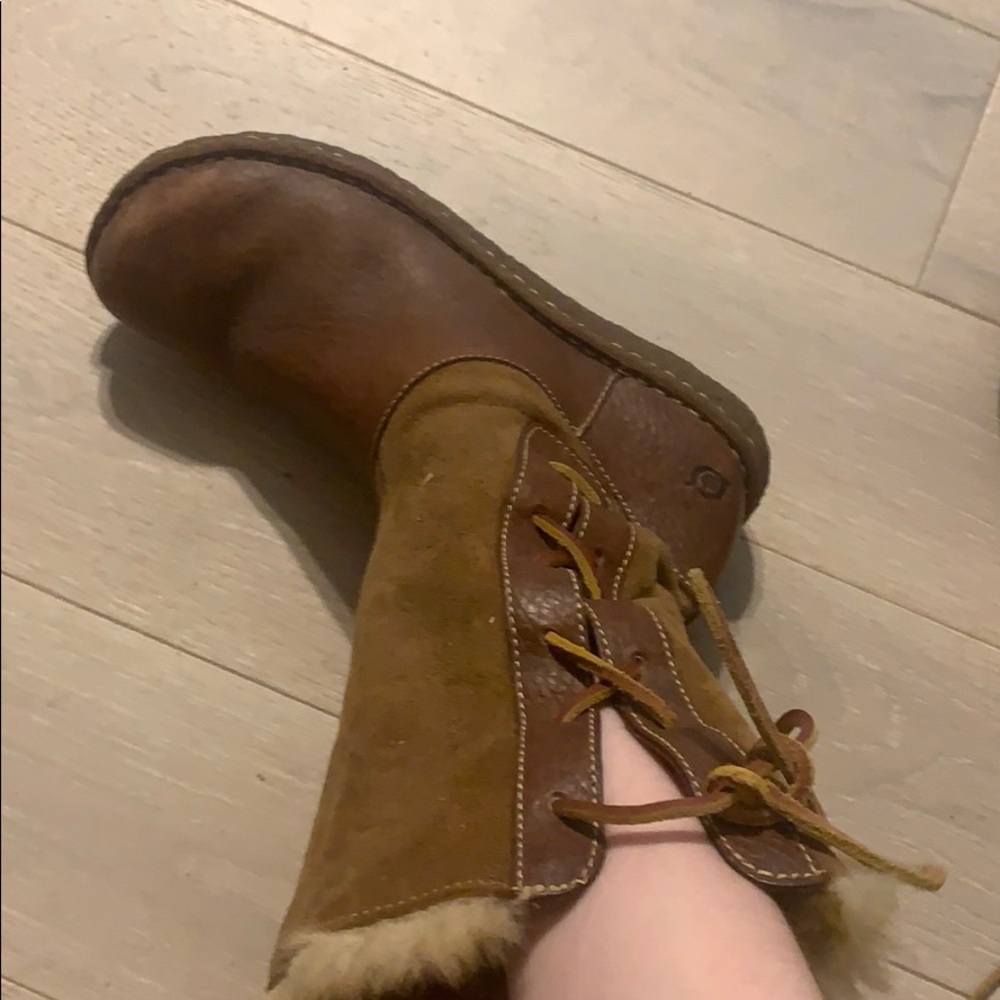 Born fur boots